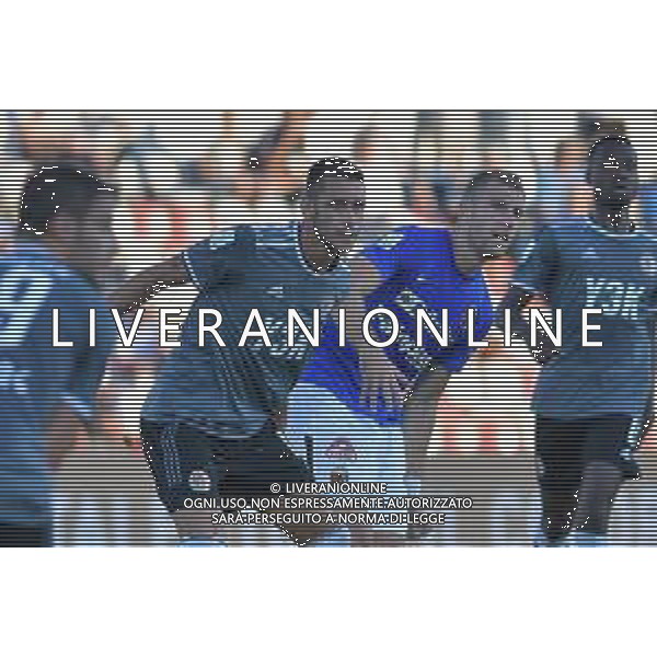 ©Alessandro Falzone/Agenzia Aldo Liverani Alessandria 21.09.2021 Stadio Giuseppe Moccagatta Alessandria vs Ascoli Serie B Stagione 2021/22 Nella foto : Simone Benedetti-Iliev Atanas Petrov ©Falzone/AGENZIA ALDO LIVERANI SAS