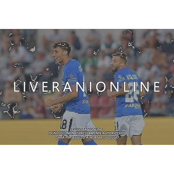 ©Alessandro Falzone/Agenzia Aldo Liverani Alessandria 21.09.2021 Stadio Giuseppe Moccagatta Alessandria vs Ascoli Serie B Stagione 2021/22 Nella foto : Esultanza gol di Collocolo Michele ©Falzone/AGENZIA ALDO LIVERANI SAS