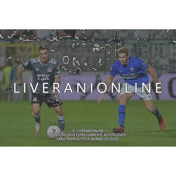 ©Alessandro Falzone/Agenzia Aldo Liverani Alessandria 21.09.2021 Stadio Giuseppe Moccagatta Alessandria vs Ascoli Serie B Stagione 2021/22 Nella foto : Simone Palombi-Baschirotto Federico ©Falzone/AGENZIA ALDO LIVERANI SAS