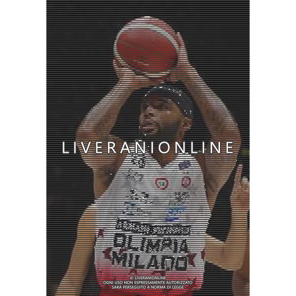 BOLOGNA 21/09/2021 Basket -Discovery + Finale Supercoppa 2021 - AIX Armani Exchange Milano vs Segafredo Virtus Bologna - nella foto: Delaney Malcom(AX Armani Exchanghe Olimpia Milano) ©Claudio Zamagni/Agenzia Aldo Liverani