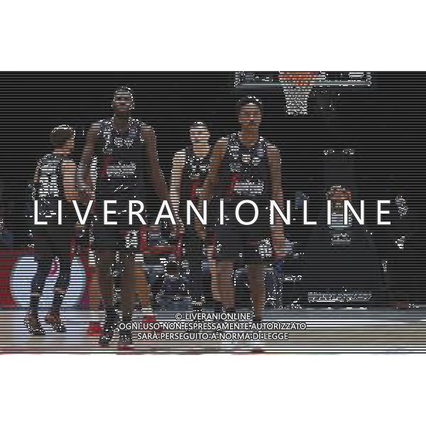 BOLOGNA 21/09/2021 Basket -Discovery + Finale Supercoppa 2021 - AIX Armani Exchange Milano vs Segafredo Virtus Bologna - nella foto: Jaiteh Moammadou (Segafredo Virtus Bologna)Alexander Ty-Shon(Segafredo Virtus Bologna)Weems Kyle (Segafredo Virtus Bologna)Alibegomc Amar(Segafredo Virtus Bologna) ©Claudio Zamagni/Agenzia Aldo Liverani