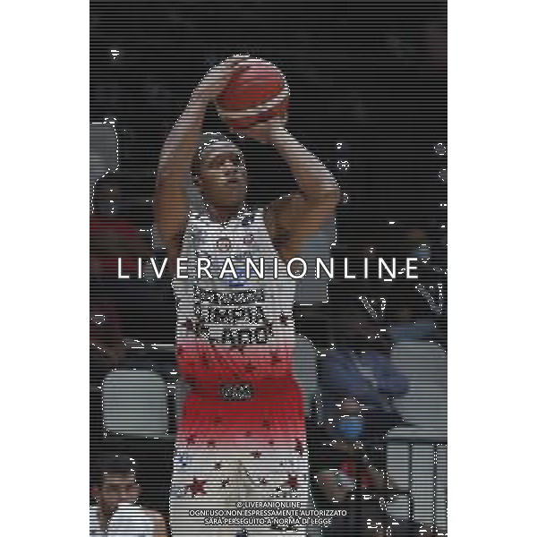 BOLOGNA 20/09/2021 Basket -Discovery + Supercoppa 2021 - Semifinale - Happy Casa Brindisi vs AIX Armani Exchange Milano - nella foto: Hall Devon(AX Armani Exchanghe Olimpia Milano) ©Claudio Zamagni/Agenzia Aldo Liverani/AGENZIA ALDO LIVERANI SAS