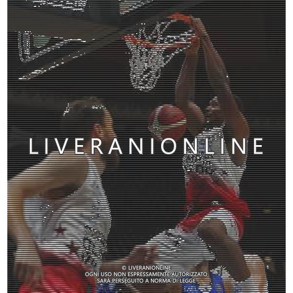 BOLOGNA 20/09/2021 Basket -Discovery + Supercoppa 2021 - Semifinale - Happy Casa Brindisi vs AIX Armani Exchange Milano - nella foto: Hines Kyle(AX Armani Exchanghe Olimpia Milano) ©Claudio Zamagni/Agenzia Aldo Liverani/AGENZIA ALDO LIVERANI SAS