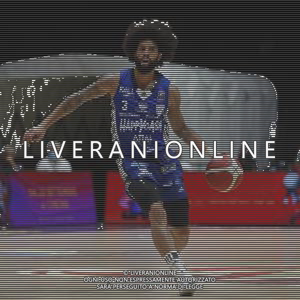 BOLOGNA 20/09/2021 Basket -Discovery + Supercoppa 2021 - Semifinale - Happy Casa Brindisi vs AIX Armani Exchange Milano - nella foto: Perkins Josh (Happy Casa Brindisi) ©Claudio Zamagni/Agenzia Aldo Liverani/AGENZIA ALDO LIVERANI SAS