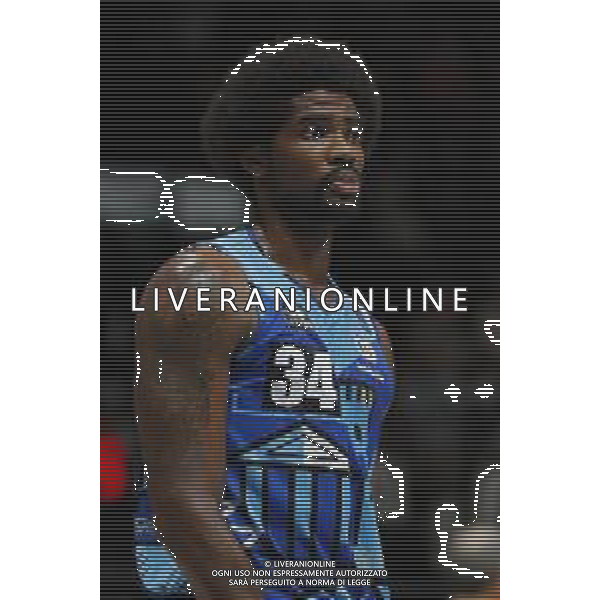 BOLOGNA 18/09/2021 Basket -Discovery+Supercoppa 2021 - Quarti di Finale - AIX Armani Exchange Milano vs Nutribullet Treviso Basket - nella foto: Jones Aaron (Nutribullet treviso Basket) ©Claudio Zamagni/Agenzia Aldo Liverani/AGENZIA ALDO LIVERANI SAS