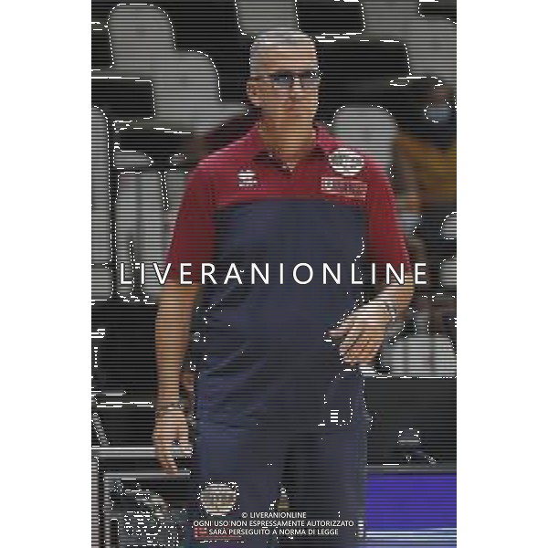 BOLOGNA 18/09/2021 Basket -Discovery+Supercoppa 2021 Carpegna Prosciutto Pesaro vs Umana Reyer Venezia - nella foto:Mister De Raffaele Walter(Umana Reyer Basket Venezia) ©Claudio Zamagni/Agenzia Aldo Liverani/AGENZIA ALDO LIVERANI SAS