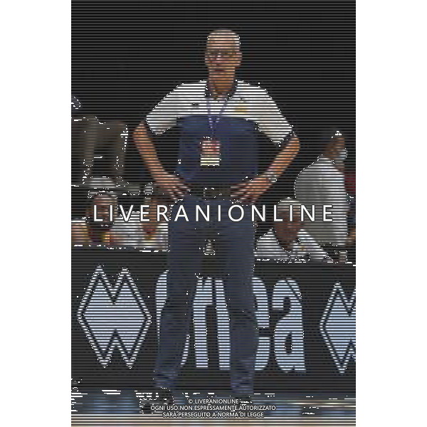 BOLOGNA 18/09/2021 Basket -Discovery+Supercoppa 2021 Carpegna Prosciutto Pesaro vs Umana Reyer Venezia - nella foto: Mister Petrovic Aleksandar(Carpegna prosciutto Basket Pesaro ©Claudio Zamagni/Agenzia Aldo Liverani/AGENZIA ALDO LIVERANI SAS