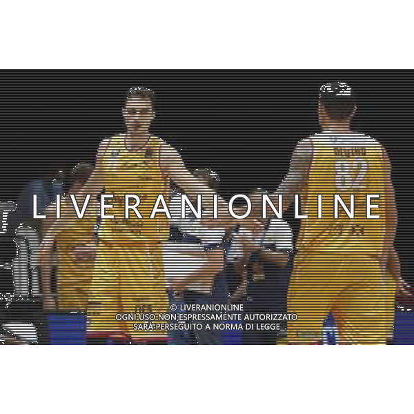 BOLOGNA 18/09/2021 Basket -Discovery+Supercoppa 2021 Carpegna Prosciutto Pesaro vs Umana Reyer Venezia - nella foto: Demetro Leonardo(Carpegna prosciutto Basket Pesar Delfino Carlos(Carpegna prosciutto Basket Pesaro ©Claudio Zamagni/Agenzia Aldo Liverani/AGENZIA ALDO LIVERANI SAS
