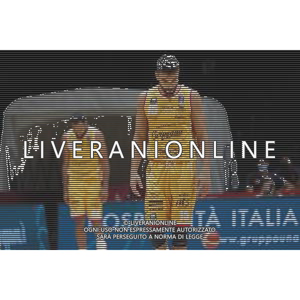 BOLOGNA 18/09/2021 Basket -Discovery+Supercoppa 2021 Carpegna Prosciutto Pesaro vs Umana Reyer Venezia - nella foto: delusione Tambone Matteo(Carpegna prosciutto Basket Pesaro ©Claudio Zamagni/Agenzia Aldo Liverani/AGENZIA ALDO LIVERANI SAS