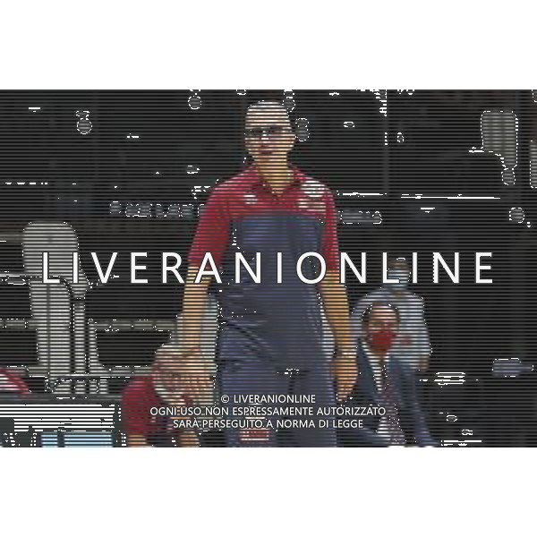 BOLOGNA 18/09/2021 Basket -Discovery+Supercoppa 2021 Carpegna Prosciutto Pesaro vs Umana Reyer Venezia - nella foto: Mister De Raffaele Walter(Umana Reyer Basket Venezia) ©Claudio Zamagni/Agenzia Aldo Liverani/AGENZIA ALDO LIVERANI SAS