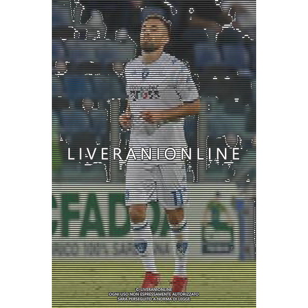 22-9-2021. Cagliari Calcio - Empoli F.C.. 5° giornata Serie A calcio 2021-2022. Italia, Sardegna, Cagliari, Stadio Unipol Domus. Salvatore Moi/Aldo Liverani s.a.s. Nella foto: gol ed esultanza di Federico Di Francesco Empoli, in trasferta contro Cagliari, 0-1 ©MOI/AGENZIA ALDO LIVERANI SAS