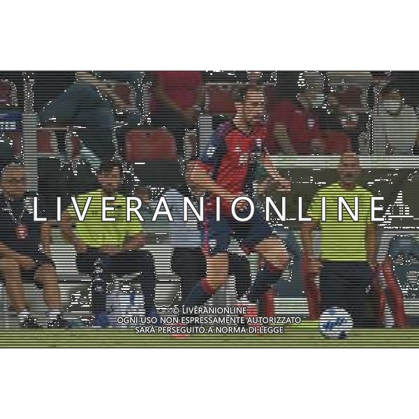 22-9-2021. Cagliari Calcio - Empoli F.C.. 5° giornata Serie A calcio 2021-2022. Italia, Sardegna, Cagliari, Stadio Unipol Domus. Salvatore Moi/Aldo Liverani s.a.s. Nella foto:Diego Godin Cagliari ©MOI/AGENZIA ALDO LIVERANI SAS