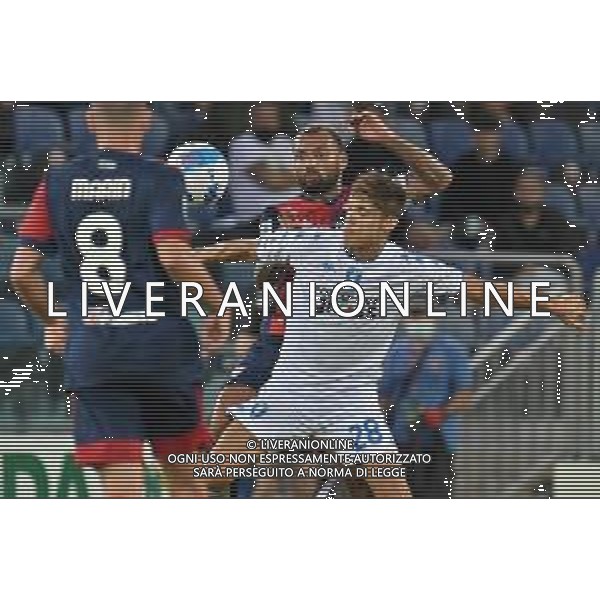 22-9-2021. Cagliari Calcio - Empoli F.C.. 5° giornata Serie A calcio 2021-2022. Italia, Sardegna, Cagliari, Stadio Unipol Domus. Salvatore Moi/Aldo Liverani s.a.s. Nella foto:Razvan Marin, Joao Pedro Cagliari, Samuele Ricci Empoli ©MOI/AGENZIA ALDO LIVERANI SAS