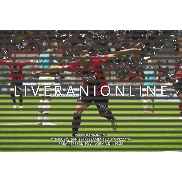 Brahim Diaz (Milan) esulta dopo il gol dell\'1 a 0 Milan vs Venezia Campionato Serie A TIM - 5a giornata Milano 22-09-2021 Stadio Giuseppe Meazza - San Siro foto Roberto Garavaglia/ag. Aldo Liverani sas /AGENZIA ALDO LIVERANI SAS
