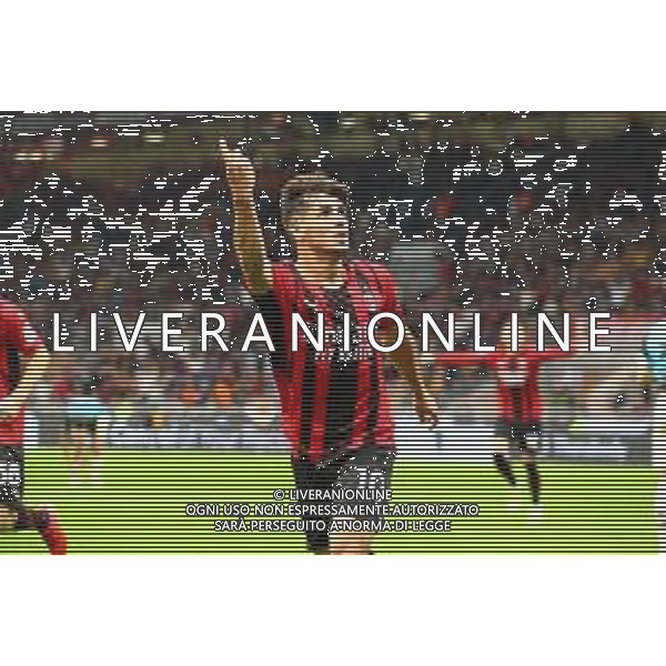 Brahim Diaz (Milan) esulta dopo il gol dell\'1 a 0 Milan vs Venezia Campionato Serie A TIM - 5a giornata Milano 22-09-2021 Stadio Giuseppe Meazza - San Siro foto Roberto Garavaglia/ag. Aldo Liverani sas /AGENZIA ALDO LIVERANI SAS