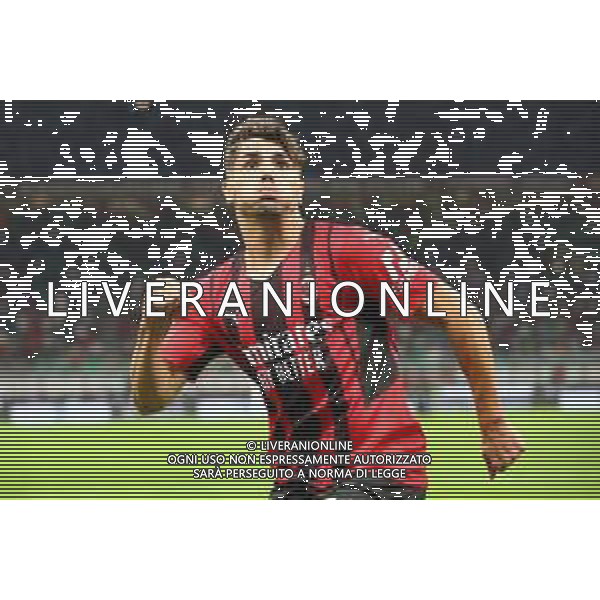 Brahim Diaz (Milan) esulta dopo il gol dell\'1 a 0 Milan vs Venezia Campionato Serie A TIM - 5a giornata Milano 22-09-2021 Stadio Giuseppe Meazza - San Siro foto Roberto Garavaglia/ag. Aldo Liverani sas /AGENZIA ALDO LIVERANI SAS