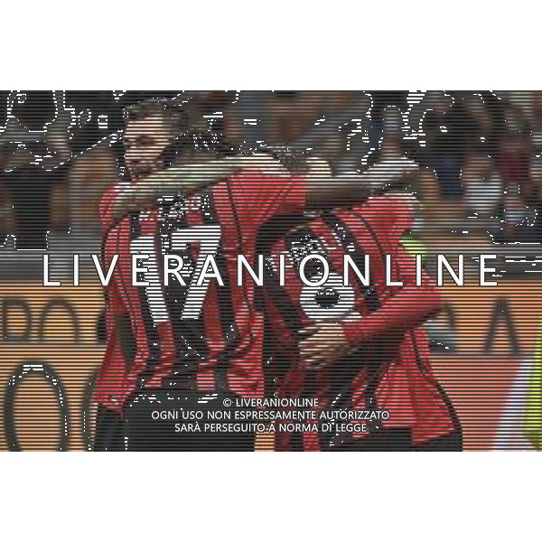 esultanza Milan dopo il gol del 2 a 0 Milan vs Venezia Campionato Serie A TIM - 5a giornata Milano 22-09-2021 Stadio Giuseppe Meazza - San Siro foto Roberto Garavaglia/ag. Aldo Liverani sas /AGENZIA ALDO LIVERANI SAS