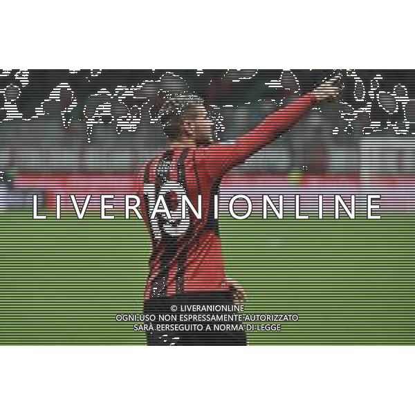 Theo Hernandez (Milan) esulta dopo il gol del 2 a 0 Milan vs Venezia Campionato Serie A TIM - 5a giornata Milano 22-09-2021 Stadio Giuseppe Meazza - San Siro foto Roberto Garavaglia/ag. Aldo Liverani sas /AGENZIA ALDO LIVERANI SAS