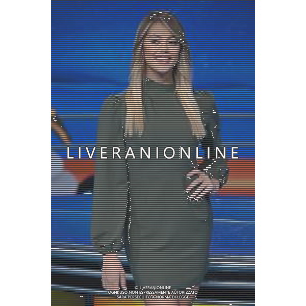© TVRG Photocall Striscia la Notizia nella foto Talisa Jade Ravagnani la velina bionda Cologno Monzese (MI) 23-09-2021 Photocall di presentazioe della 34a edizione di Striscia la Notizia, il TG satirico di Mediaset. Presenti i conduttori Vanessa Incontrada e Alessandro Siani, il Gabibbo e le veline Talisa Jade Ravagnani, la bionda, e Giulia Pelagatti, la mora foto Roberto Garavaglia/ag. Aldo Liverani sas