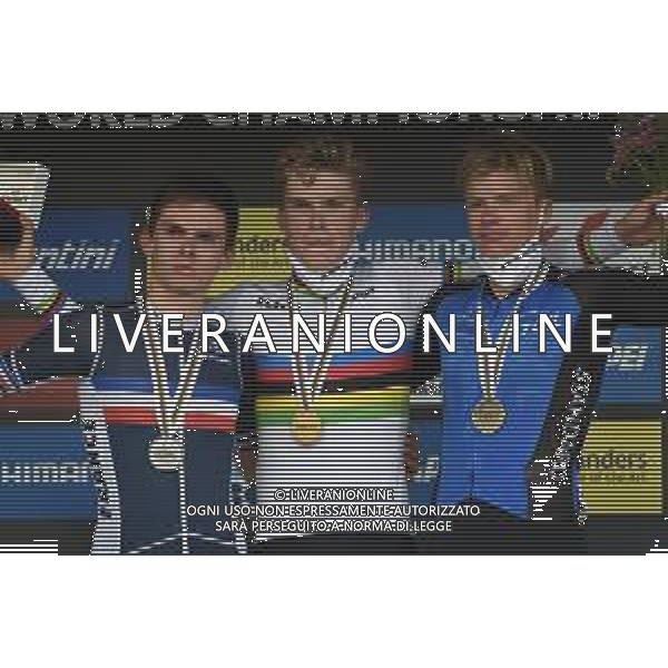 24-09-2021 World Championships Junior Men; 2021, Norvegia; 2021, France; 2021, Estonia; Hagenes, Per Strand; Gregoire, Romain; Mihkels, Madis; Leuven; ©SIROTTI/AGENZIA ALDO LIVERANI SAS