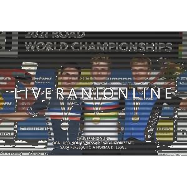 24-09-2021 World Championships Junior Men; 2021, Norvegia; 2021, France; 2021, Estonia; Hagenes, Per Strand; Gregoire, Romain; Mihkels, Madis; Leuven; ©SIROTTI/AGENZIA ALDO LIVERANI SAS