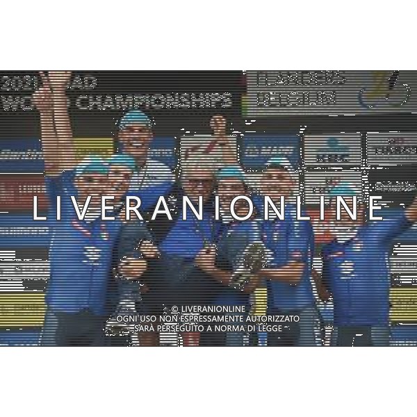 24-09-2021 World Championships U23; 2021, Italia; Baroncini, Filippo; Amadori, Marino; Leuven; FOTO STEFANO SIROTTI-AG ALDO LIVERANI SAS