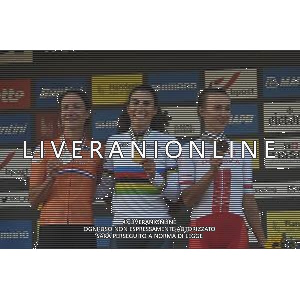 25-09-2021 World Championships Elite Women; 2021, Italia; 2021, Olanda; 2021, Polonia; Balsamo, Elisa; Vos, Marianne; Niewiadoma, Katarzyna; Leuven; FOTO STEFANO SIROTTI-AG ALDO LIVERANI SAS