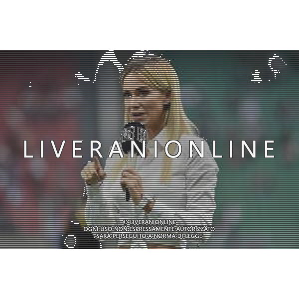 Diletta Leotta giornalista di DAZN Inter vs Atalanta Campionato Serie A TIM - 6a giornata Milano 25-09-2021 Stadio Giuseppe Meazza - San Siro foto Roberto Garavaglia/ag. Aldo Liverani sas /AGENZIA ALDO LIVERANI SAS