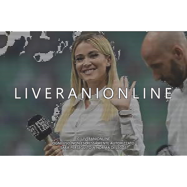 Diletta Leotta giornalista di DAZN Inter vs Atalanta Campionato Serie A TIM - 6a giornata Milano 25-09-2021 Stadio Giuseppe Meazza - San Siro foto Roberto Garavaglia/ag. Aldo Liverani sas /AGENZIA ALDO LIVERANI SAS