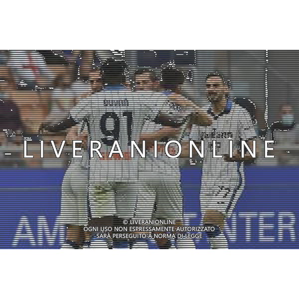 esultanza Atalanta dopo il gol dell\'1 a 1 Ruslan Malinovskyi Inter vs Atalanta Campionato Serie A TIM - 6a giornata Milano 25-09-2021 Stadio Giuseppe Meazza - San Siro foto Roberto Garavaglia/ag. Aldo Liverani sas /AGENZIA ALDO LIVERANI SAS