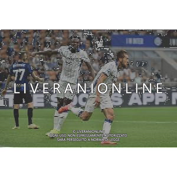 esultanza Atalanta dopo il gol del 2 a 1 Rafael Toloi Inter vs Atalanta Campionato Serie A TIM - 6a giornata Milano 25-09-2021 Stadio Giuseppe Meazza - San Siro foto Roberto Garavaglia/ag. Aldo Liverani sas /AGENZIA ALDO LIVERANI SAS