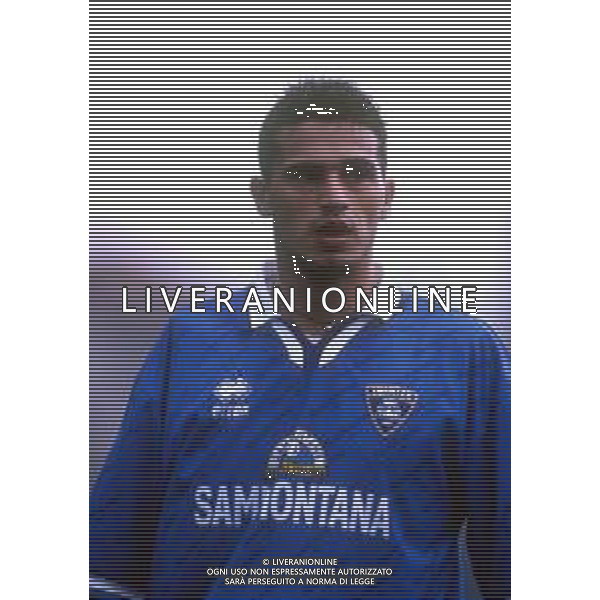 RETROSPETTIVA ARTURO DI NAPOLI CALCIATORE NELLA FOTO ARTURO DI NAPOLI CON LA MAGLIA DELL\'EMPOLI CALCIO AG ALDO LIVERANI SAS