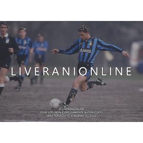 RETROSPETTIVA ARTURO DI NAPOLI CALCIATORE NELLA FOTO ARTURO DI NAPOLI CON LA MAGLIA DELL\'INTER AG ALDO LIVERANI SAS