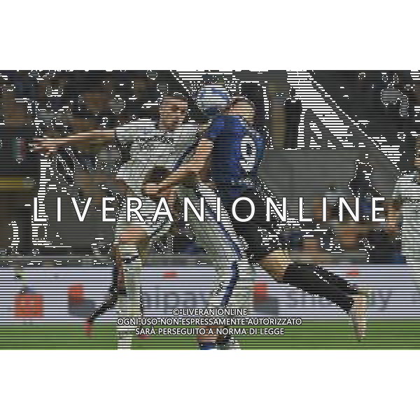 l\'intervento di Merih Demiral (Atalanta) che ha causato il rigore per l\'Inter Inter vs Atalanta Campionato Serie A TIM - 6a giornata Milano 25-09-2021 Stadio Giuseppe Meazza - San Siro foto Roberto Garavaglia/ag. Aldo Liverani sas /AGENZIA ALDO LIVERANI SAS