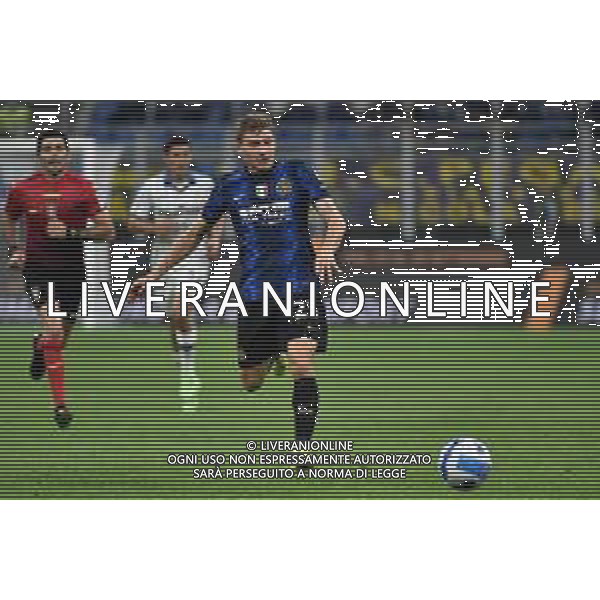 Nicolo\' Barella (Inter) Inter vs Atalanta Campionato Serie A TIM - 6a giornata Milano 25-09-2021 Stadio Giuseppe Meazza - San Siro foto Roberto Garavaglia/ag. Aldo Liverani sas
