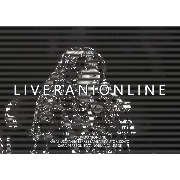 RETROSPETTIVA ALICE PSEUDONIMO DI CARLA BISSI CANTANTE NELLA FOTO ALICE PSEUDONIMO DI CARLA BISSI NELL\'ANNO 1981 VINCE IL FESTIVAL DI SANREMO CON LA CANZONE “PER ELISA“ AG ALDO LIVERANI SAS  
