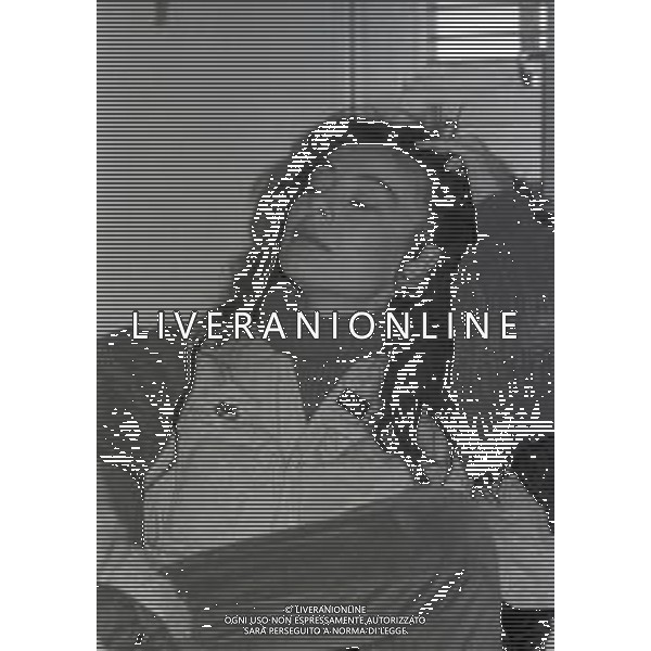 RETROSPETTIVA ALICE PSEUDONIMO DI CARLA BISSI CANTANTE NELLA FOTO ALICE PSEUDONIMO DI CARLA BISSI NELL\'ANNO 1982 A TERRAZZA MARTINI A MILANO AG ALDO LIVERANI SAS  