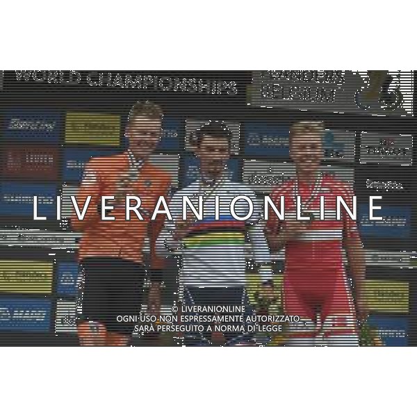 26-09-2021 World Championships Elite; 2021, Deceuninck - Quick Step; 2021, Ineos Grenadiers; 2021, Ef Education - Nippo; Alaphilippe, Julian; Van Baarle, Dylan; Valgreen Andersen, Michael; Leuven; ©SIROTTI/AGENZIA ALDO LIVERANI SAS