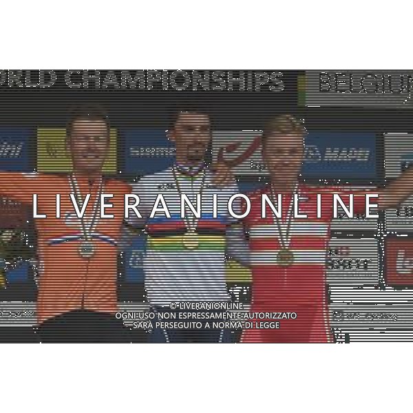 26-09-2021 World Championships Elite; 2021, Deceuninck - Quick Step; 2021, Ineos Grenadiers; 2021, Ef Education - Nippo; Alaphilippe, Julian; Van Baarle, Dylan; Valgreen Andersen, Michael; Leuven; ©SIROTTI/AGENZIA ALDO LIVERANI SAS