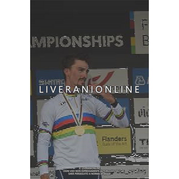 26-09-2021 World Championships Elite; 2021, Deceuninck - Quick Step; Alaphilippe, Julian; Leuven; ©SIROTTI/AGENZIA ALDO LIVERANI SAS