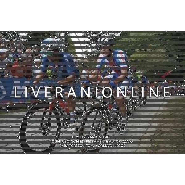 26-09-2021 World Championships Elite; 2021, Bahrain - Victorious; 2021, Deceuninck - Quick Step; Colbrelli, Sonny; Stybar, Zdenek; ©SIROTTI/AGENZIA ALDO LIVERANI SAS