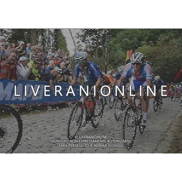26-09-2021 World Championships Elite; 2021, Bahrain - Victorious; 2021, Deceuninck - Quick Step; Colbrelli, Sonny; Stybar, Zdenek; ©SIROTTI/AGENZIA ALDO LIVERANI SAS