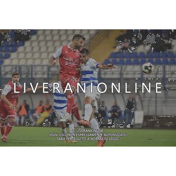 © TVRG il colpo di testa di Ceravolo (Padova) poi deviato in rete sottoporta da Valentini (Padova) per il gol dell\'1 a 1 Pro Patria vs Padova Campionato Serie C girone A - 5a giornata Busto Arsizio (VA) 26-09-2021 Stadio Carlo Speroni foto Roberto Garavaglia/ag. Aldo Liverani sas