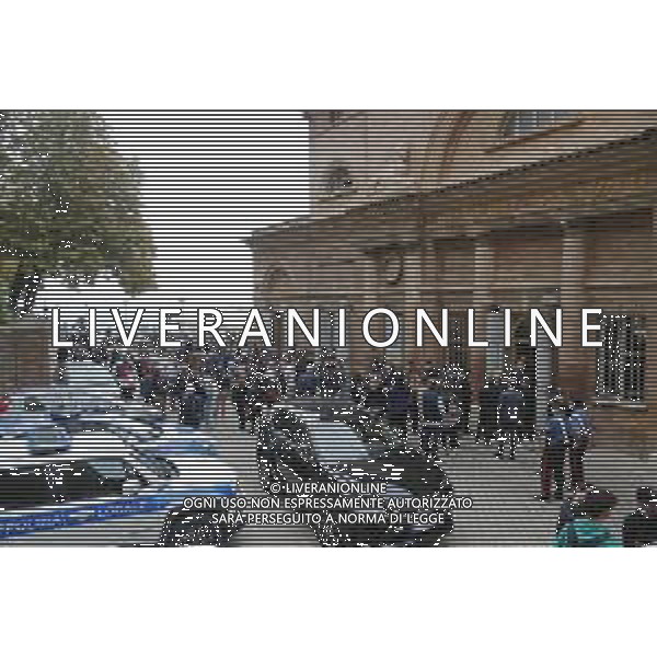 URBINO 27/09/2021 Laurea ad Honoris Causa al Tecnico della Nazionale Italiana di Calcio Roberto Mancini - nella foto: la folla accorsa per mancini ©Claudio Zamagni/Agenzia Aldo Liverani