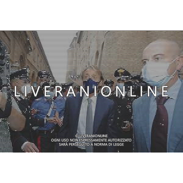 URBINO 27/09/2021 Laurea ad Honoris Causa al Tecnico della Nazionale Italiana di Calcio Roberto Mancini - nella foto: mister roberto mancini per le strade di urbino©Claudio Zamagni/Agenzia Aldo Liverani