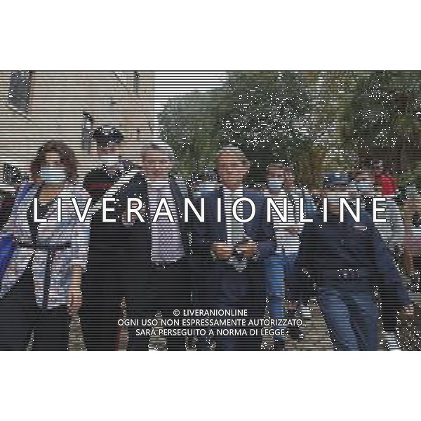 URBINO 27/09/2021 Laurea ad Honoris Causa al Tecnico della Nazionale Italiana di Calcio Roberto Mancini - nella foto: mister roberto mancini per le strade di urbino ©Claudio Zamagni/Agenzia Aldo Liverani