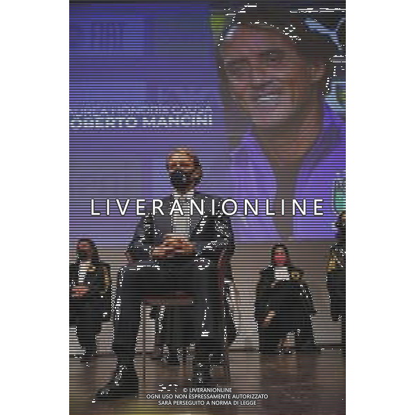 URBINO 27/09/2021 Laurea ad Honoris Causa al Tecnico della Nazionale Italiana di Calcio Roberto Mancini - nella foto: Il mister Roberto Mancini ©Claudio Zamagni/Agenzia Aldo Liverani