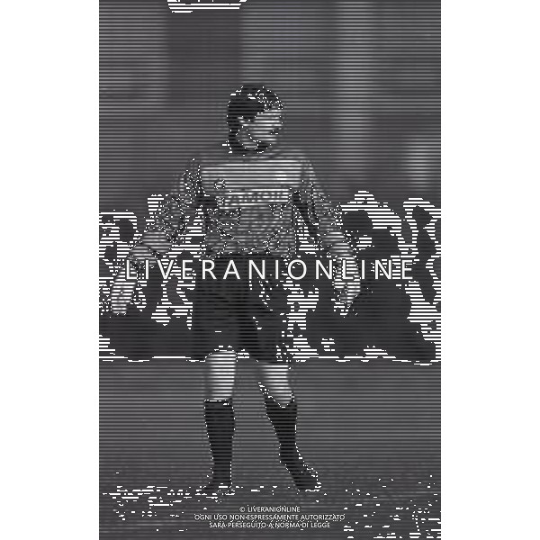 RETROSPETTIVA ASTUTILIO MALGIOGLIO CALCIATORE NELLA FOTO ASTUTILIO MALGIOGLIO CON LA MAGLIA DELL\'ATALANTA CALCIO NELL\'ANNO 1991-1992 AG ALDO LIVERANI SAS