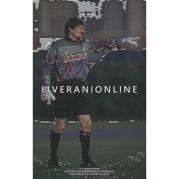 RETROSPETTIVA ASTUTILIO MALGIOGLIO CALCIATORE NELLA FOTO ASTUTILIO MALGIOGLIO CON LA MAGLIA DELL\'ATALANTA CALCIO AG ALDO LIVERANI SAS