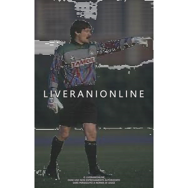 RETROSPETTIVA ASTUTILIO MALGIOGLIO CALCIATORE NELLA FOTO ASTUTILIO MALGIOGLIO CON LA MAGLIA DELL\'ATALANTA CALCIO AG ALDO LIVERANI SAS